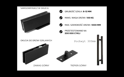 Komplet zawias dolny + górny drzwi szklane czarne.png