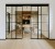 Drzwi szklane przesuwne LOFT