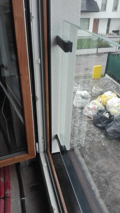 Balustrada okienna balkon francuski uchwyt Z podtynkowy portfenetr