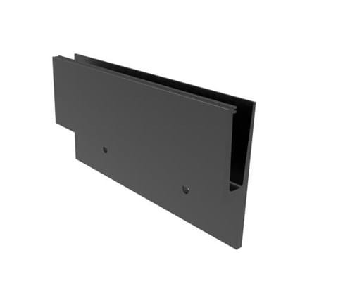 czarny profil balustrady boczny